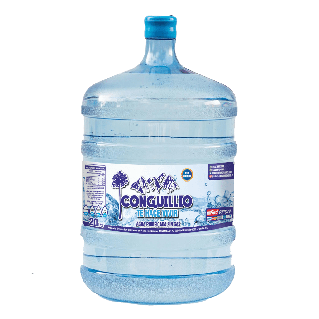 Bidón con agua 20 Litros – Agua Conguillio